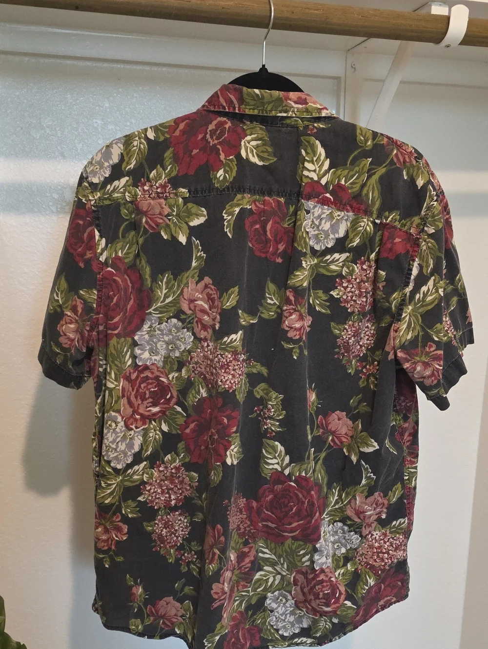 Denim & Supply Ralph Lauren Black Floral Short-Sleeve Button-Down - Picture 4 of 4